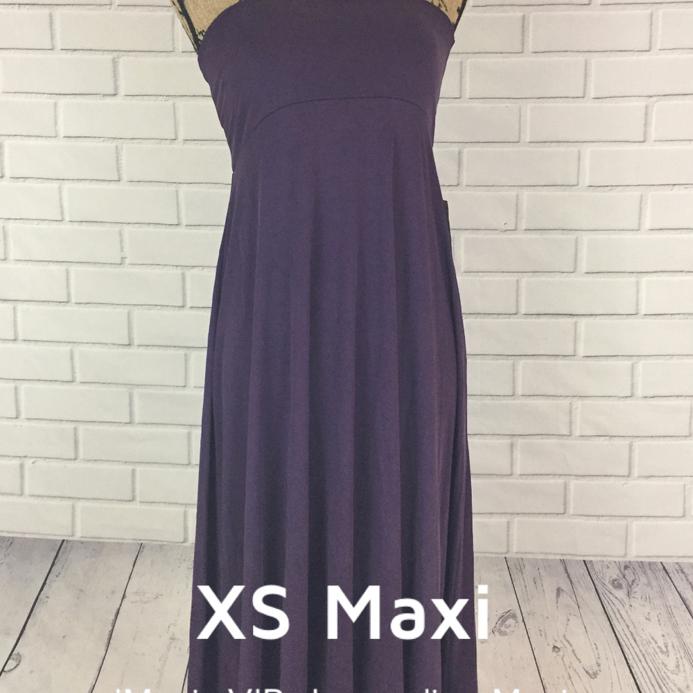 LuLaRoe Maxi Skirt XS solid